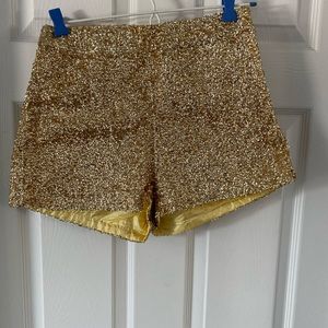 Tobi Gold Shorts